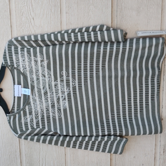 Alfred dunner women's blouse size S color sage - Picture 6 of 10